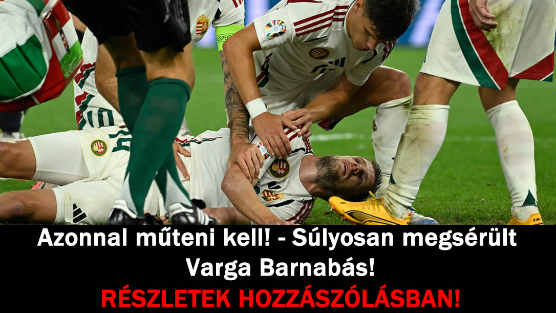 Élet vagy halál! Azonnal műteni kell! – Varga Barnabás-t!