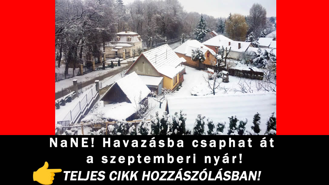 NaNE! Havazásba csaphat át a szeptemberi nyár!