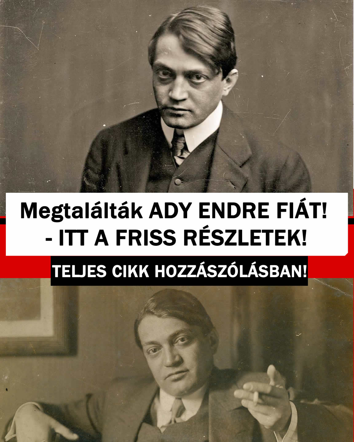 Megtalálták ADY ENDRE FIÁT! – ITT A FRISS RÉSZLETEK!