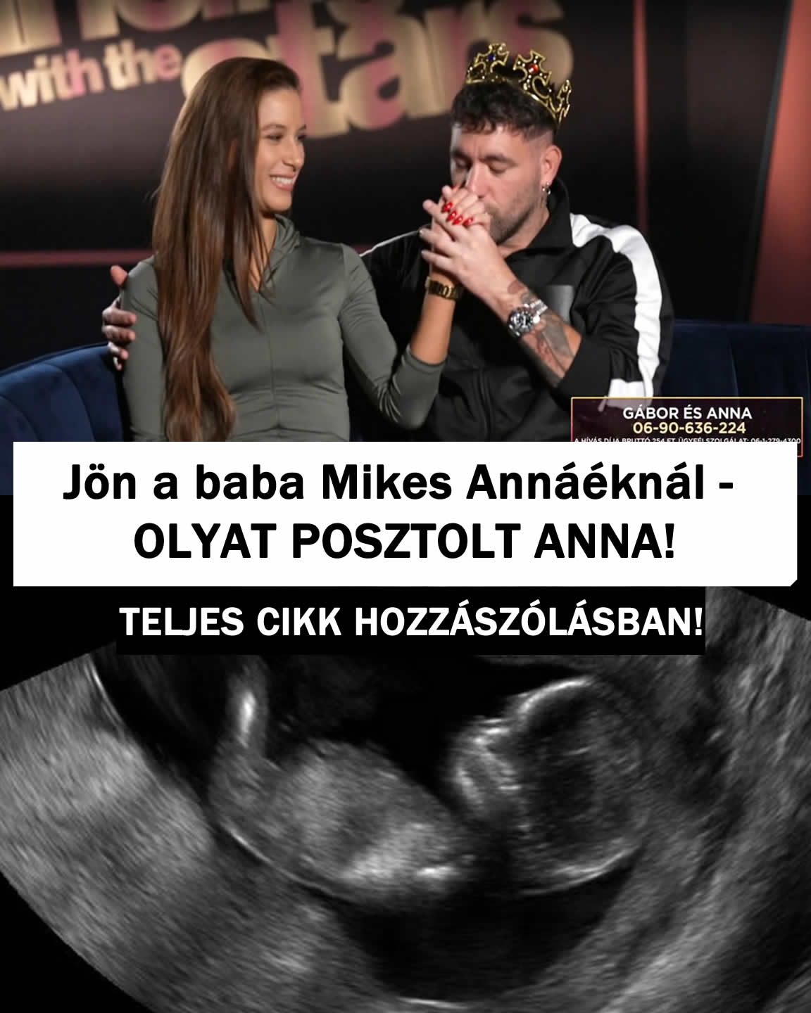 Jön a baba Mikes Annáéknál – OLYAT POSZTOLT ANNA!