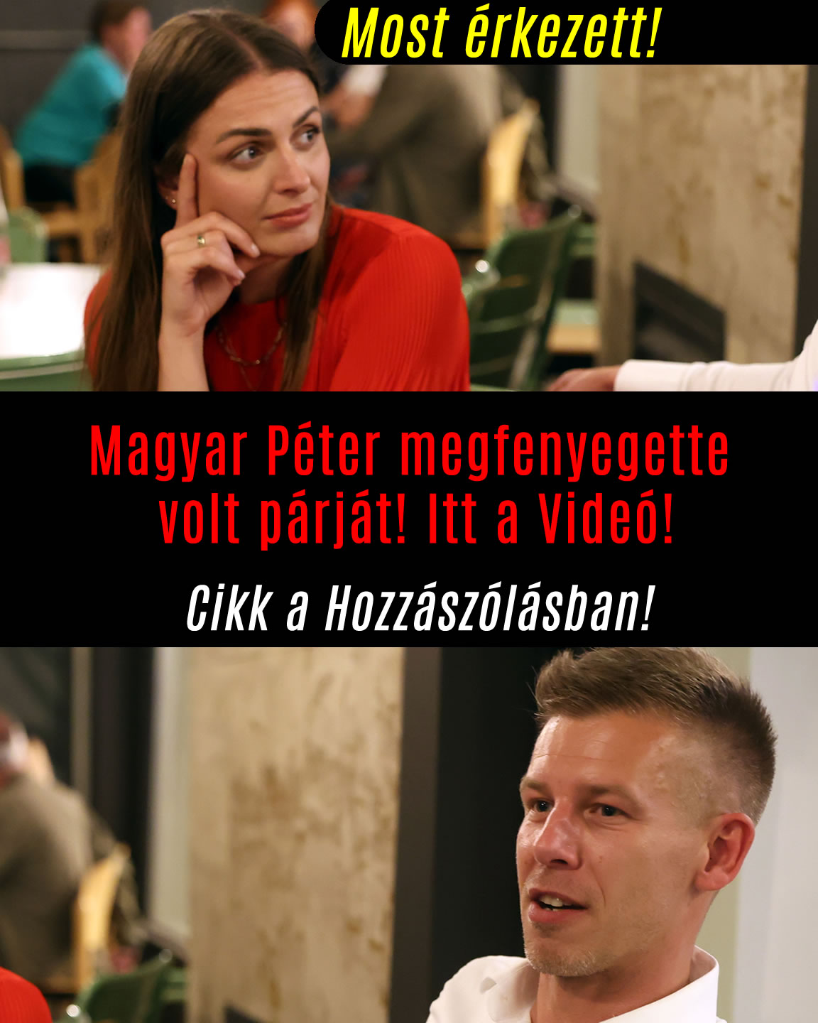 Magyar Péter megfenyegette volt párját! Itt a Videó!