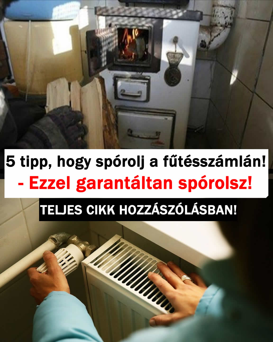 5 tipp, hogy spórolj a fűtésszámlán! – Ezzel garantáltan spórolsz!