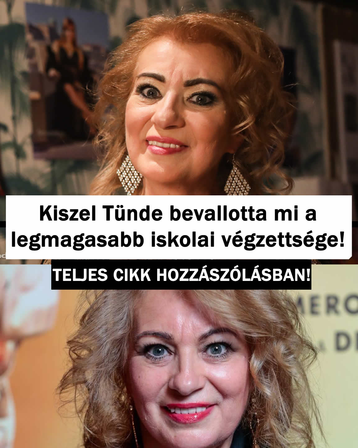 Kiszel Tünde bevallotta mi a legmagasabb iskolai végzettsége!