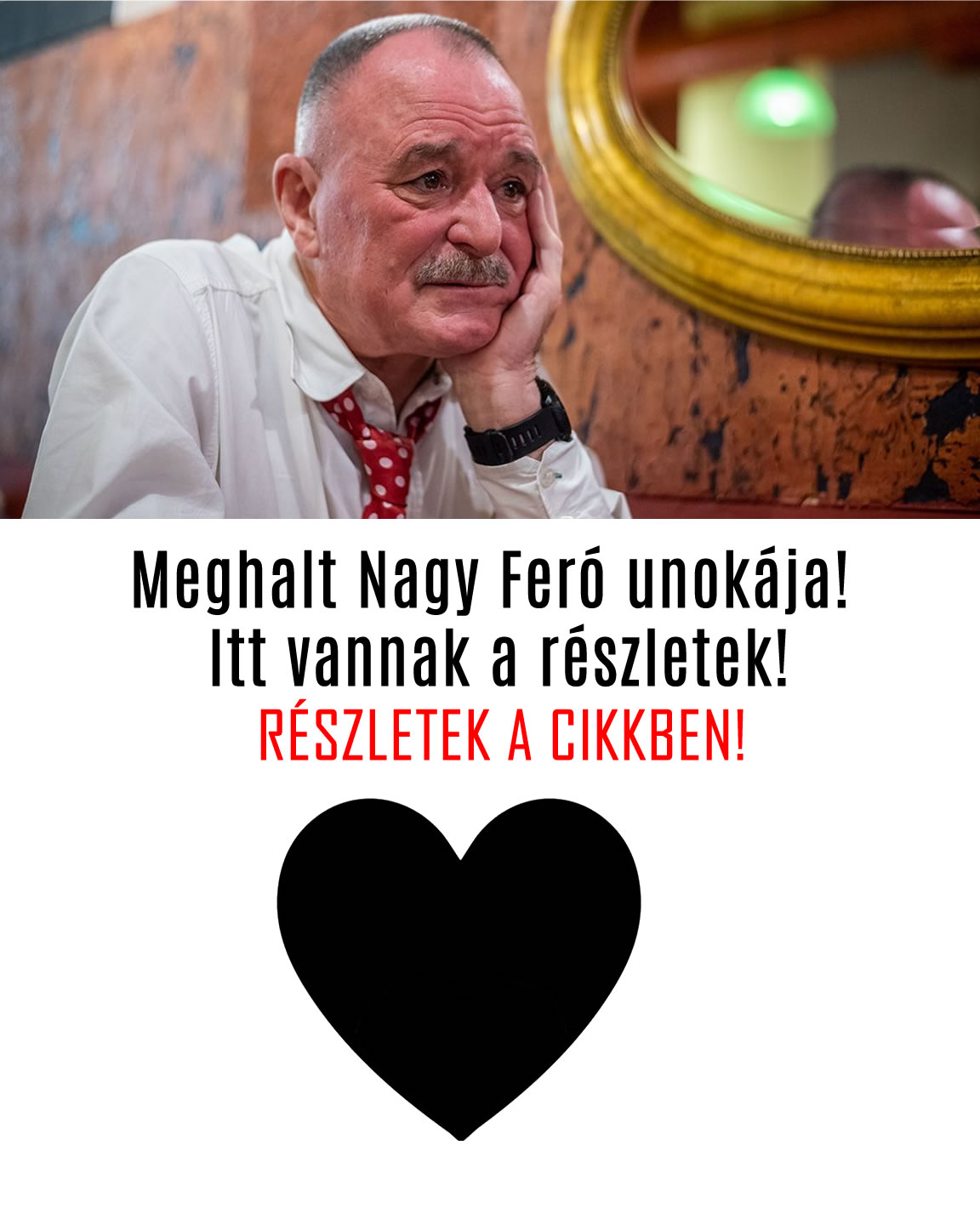 Meghalt Nagy Feró unokája! Itt vannak a részletek!