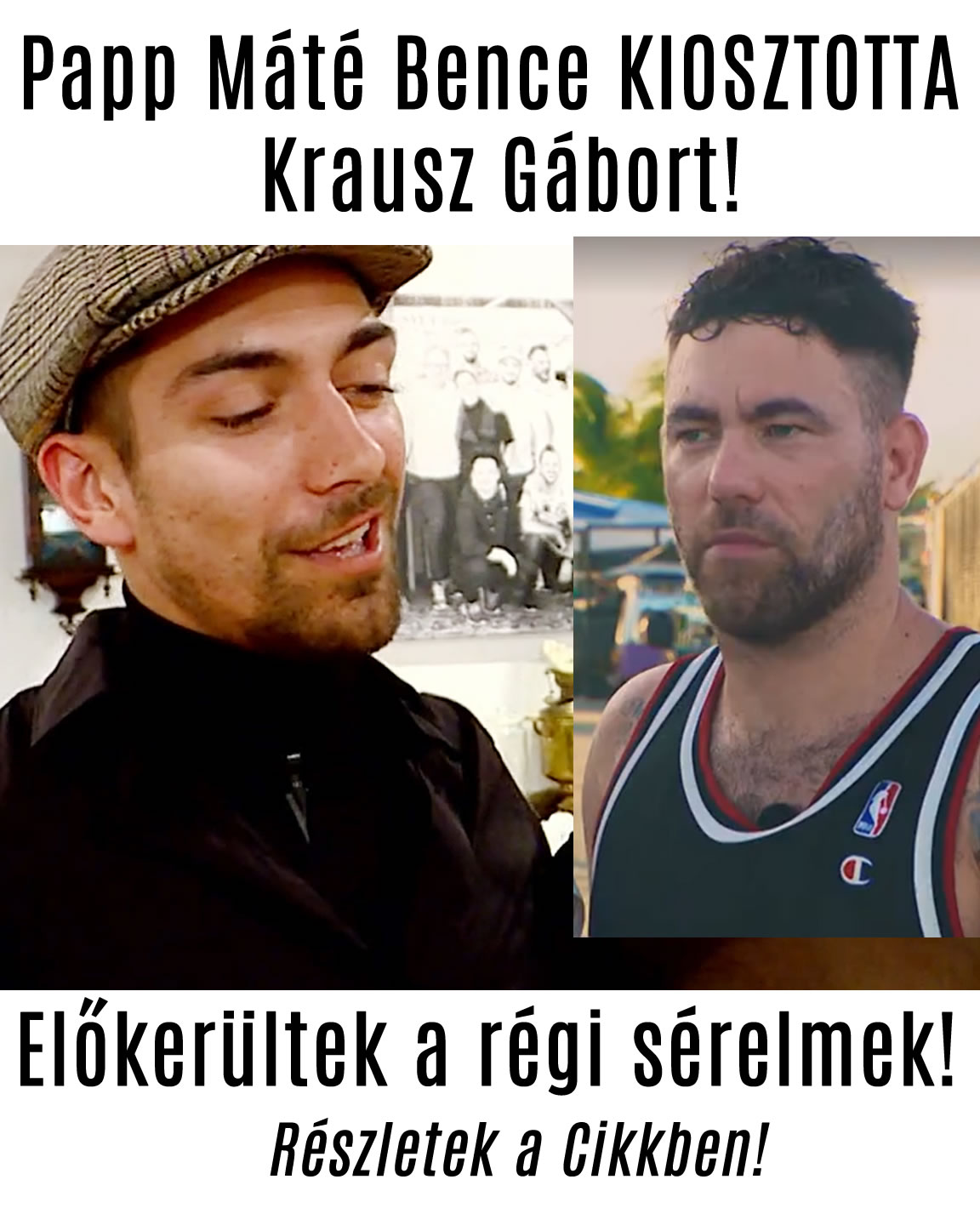 Papp Máté Bence KIOSZTOTTA Krausz Gábort! Előkerültek a régi sérelmek!