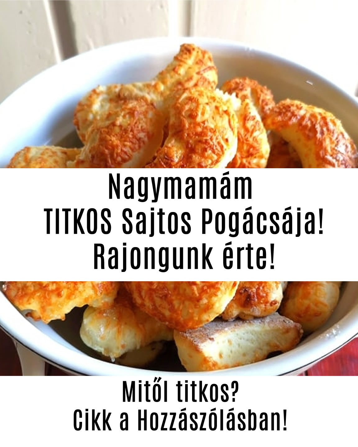 Nagymamám TITKOS Sajtos Pogácsája! Rajongunk érte!